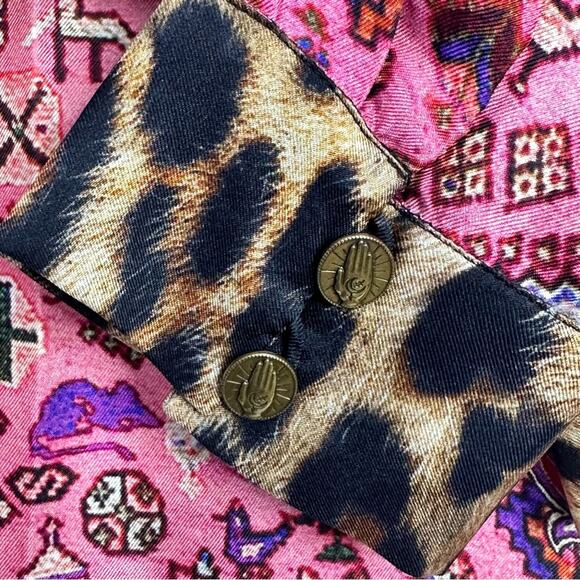 Camilla Slim Fit Long Sleeve ShirtLotus Lovers Size L #0005 - Picture 8 of 11